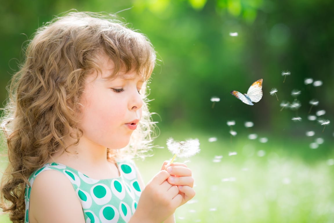 Beautiful Child in Spring